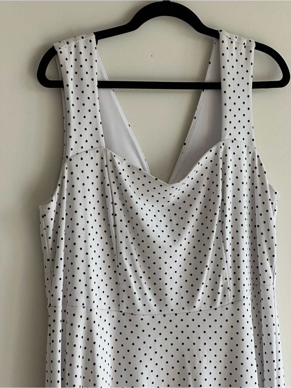 torrid White Polka Dot Midi Dress - Picture 2 of 16